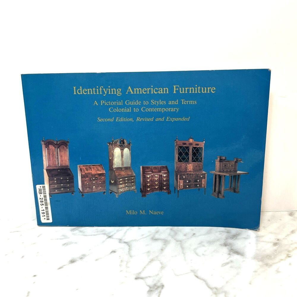 Identifying American Furniture A Pictorial Guide to Styles & Terms Paperback Vtg